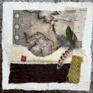 Collage Maple & Feathers